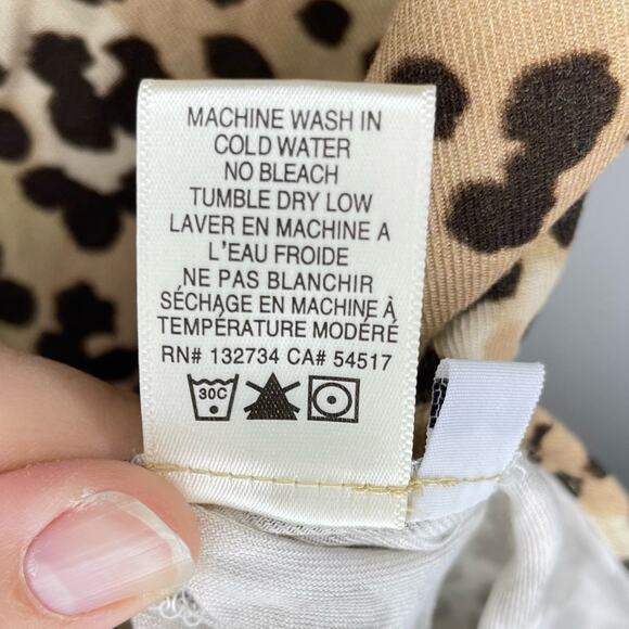 Anthropologie Cloth & Stone Tie Front Top Size S - Picture 4 of 5